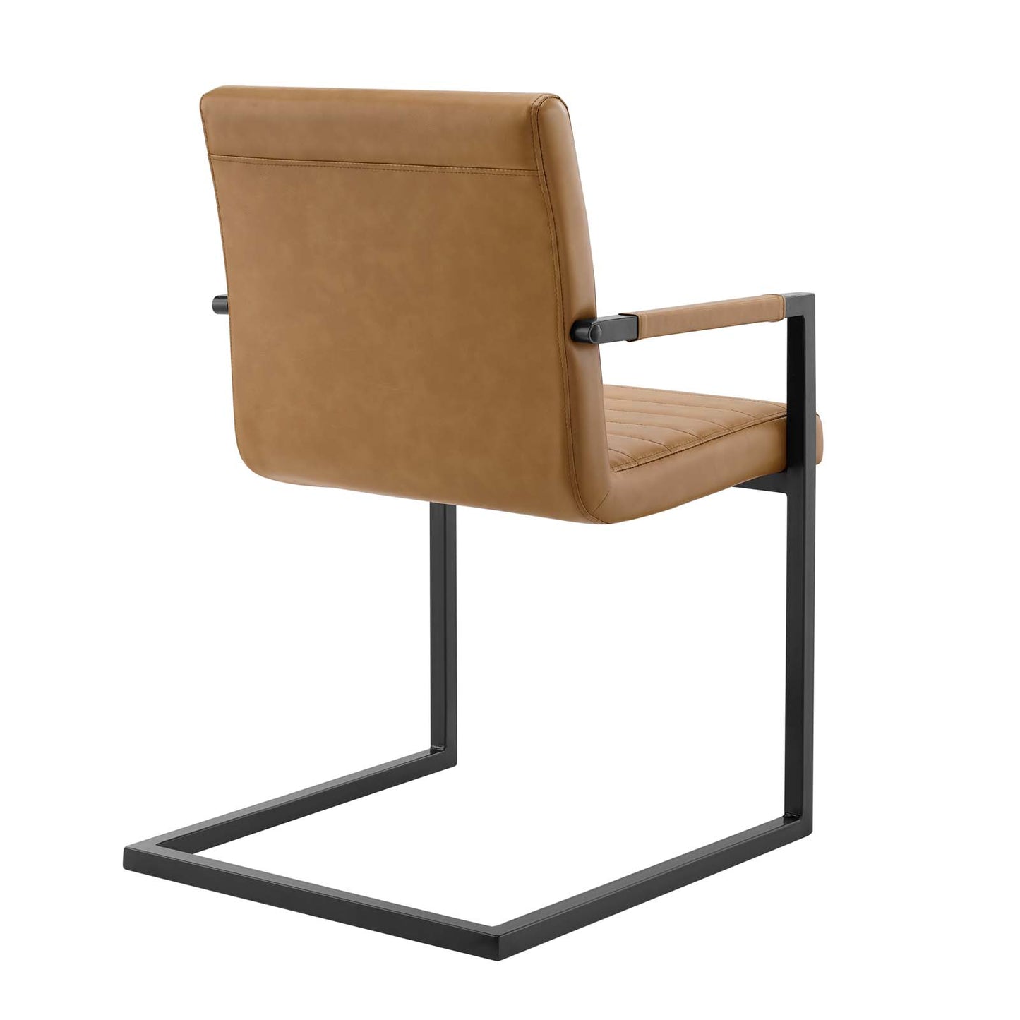 Savoy Vegan Leather Dining Chairs - Set of 2 Tan by Modway