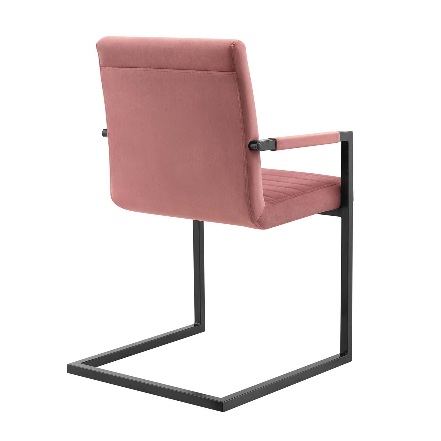 Savoy Performance Velvet Dining Chairs (Set of 2) Dusty Rose by Modway