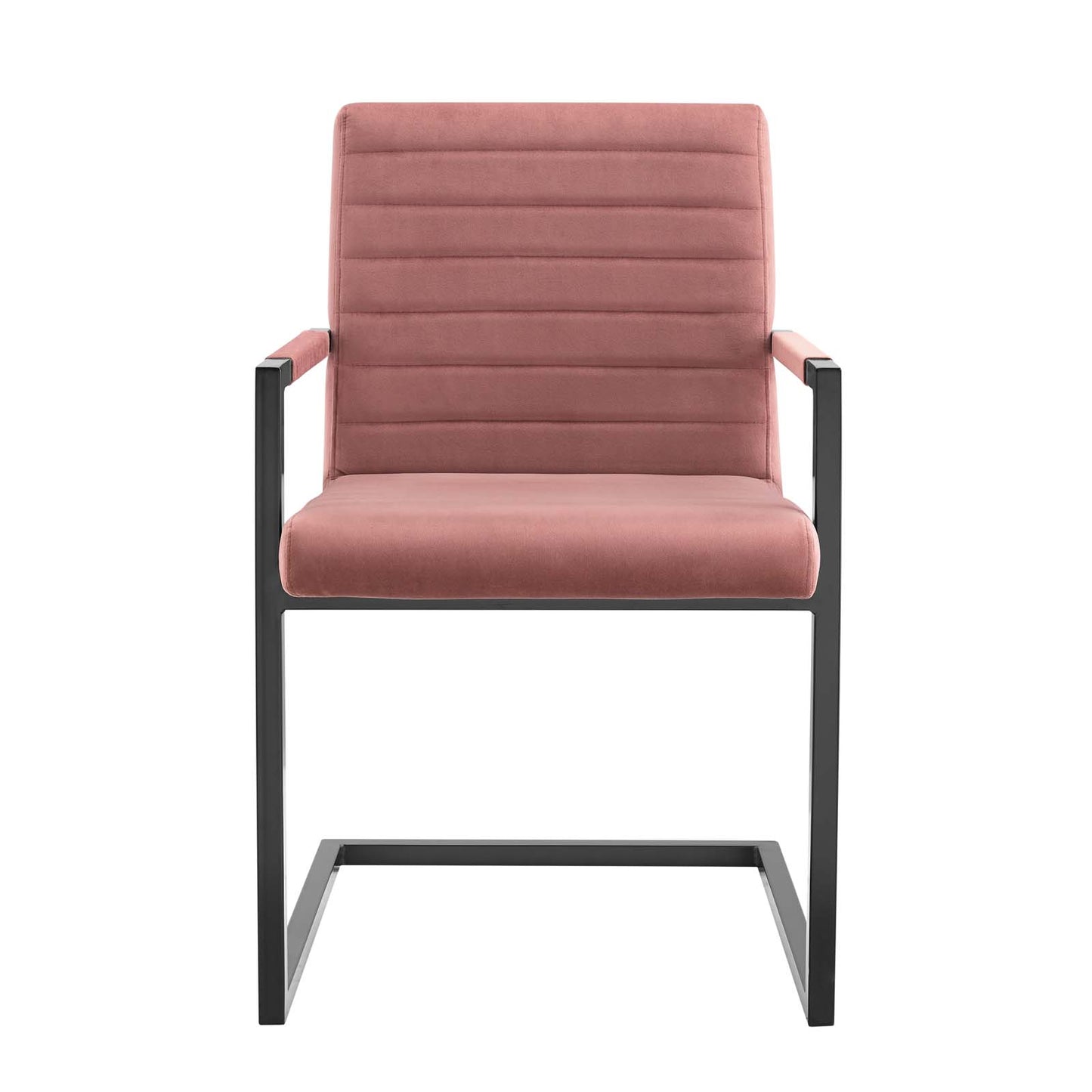 Savoy Performance Velvet Dining Chairs (Set of 2) Dusty Rose by Modway