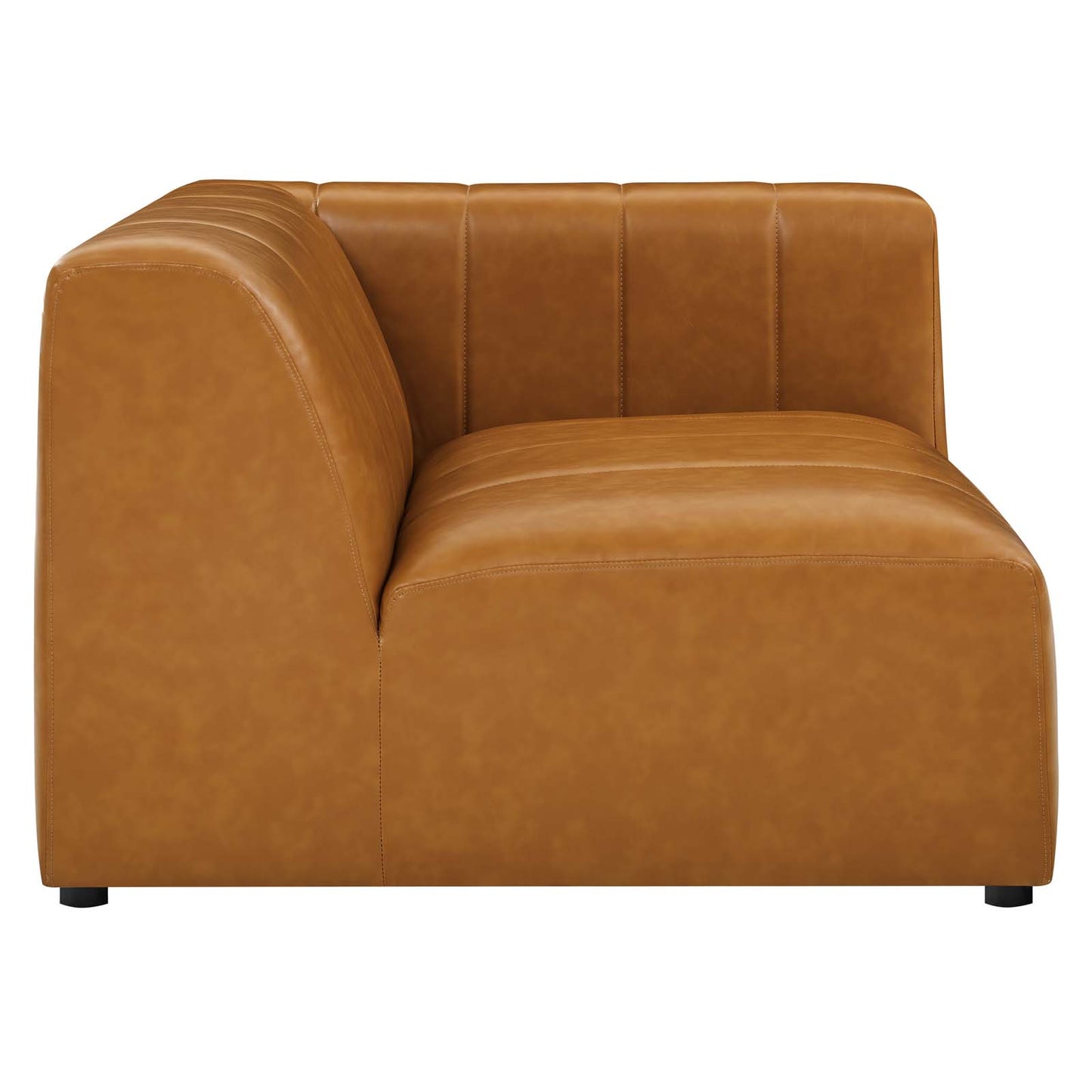 Bartlett Vegan Leather 5Piece Sectional Sofa Tan by Modway
