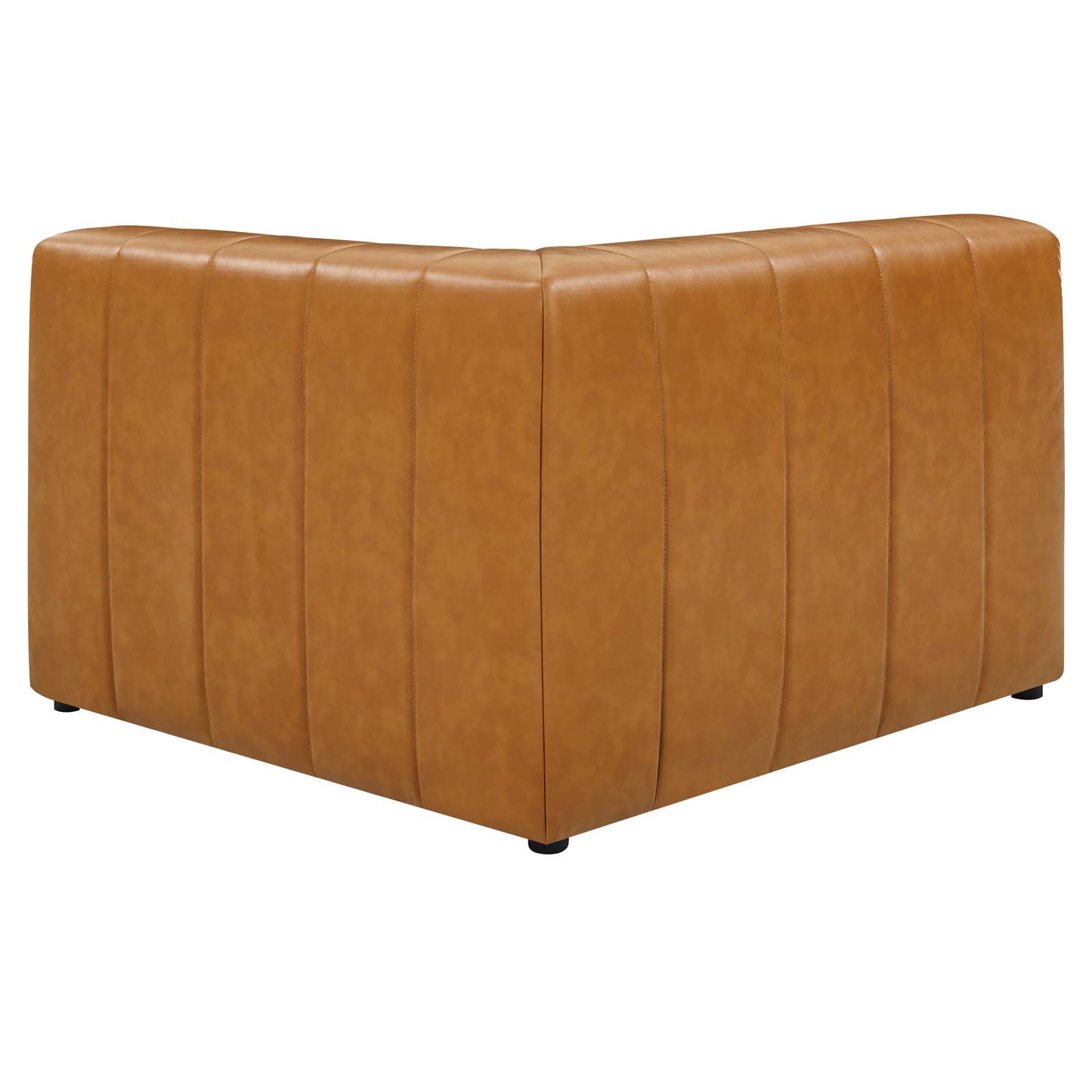 Bartlett Vegan Leather 5Piece Sectional Sofa Tan by Modway
