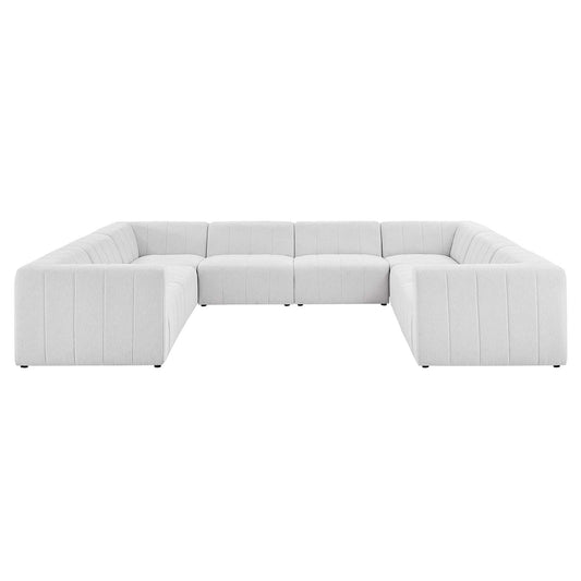 Bartlett Upholstered Fabric 8-Piece Sectional Sofa | Polyester by Modway