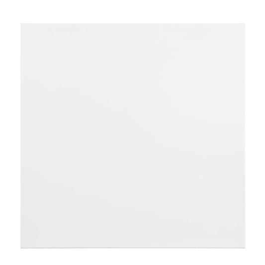 Verne 28" Square Dining Table in Gold White by Modway