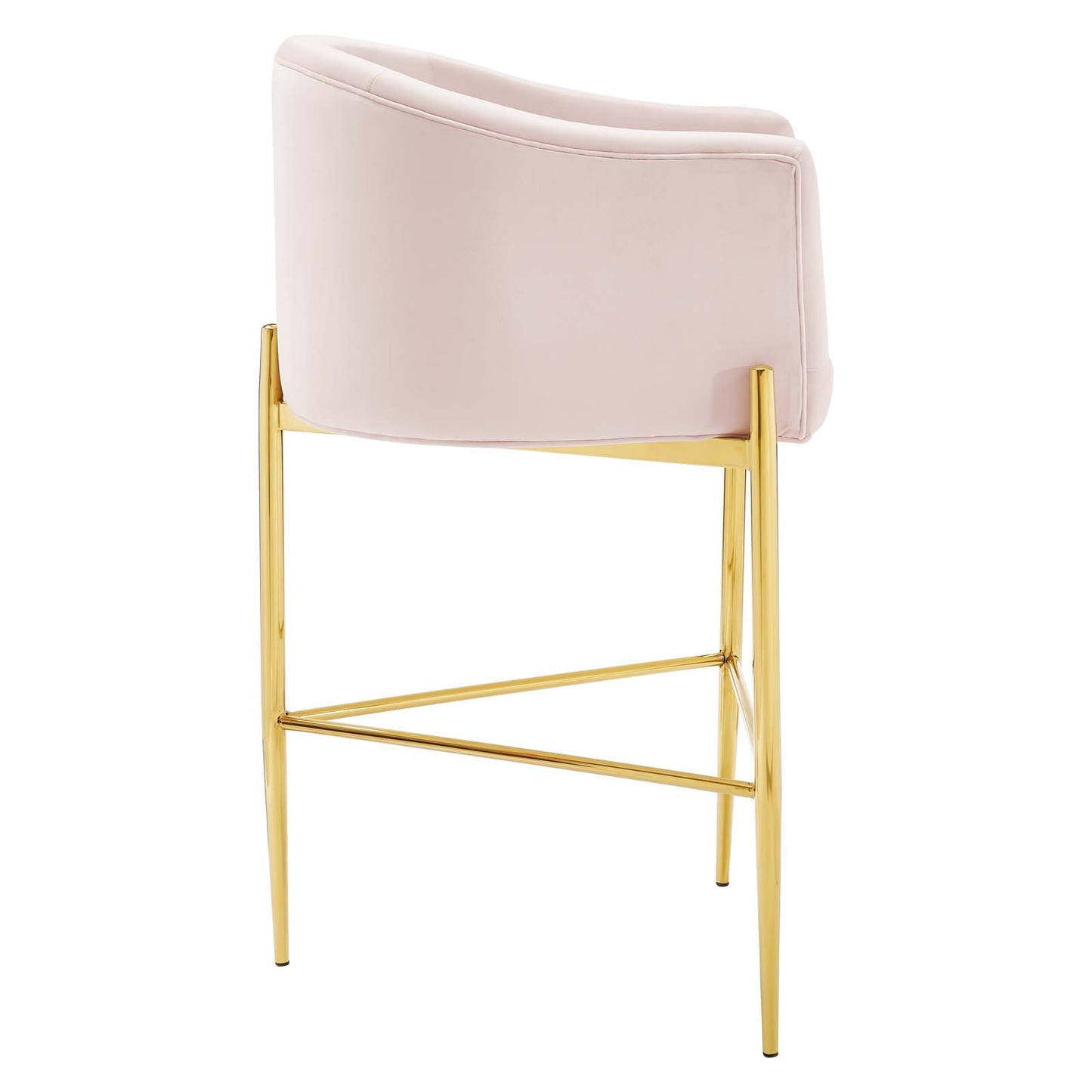 Savour Tufted Performance Velvet Bar Stool Set of 2 by Modway