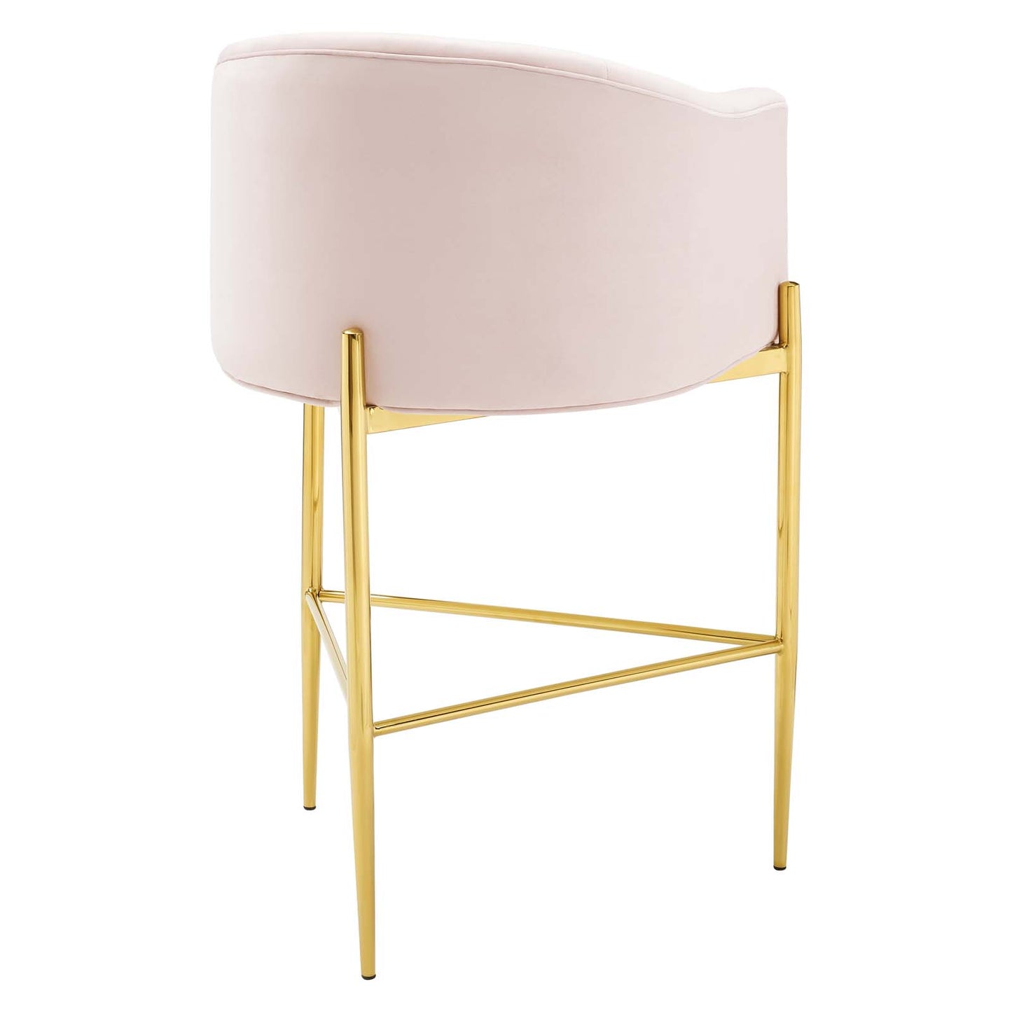 Savour Tufted Performance Velvet Bar Stool Set of 2 by Modway