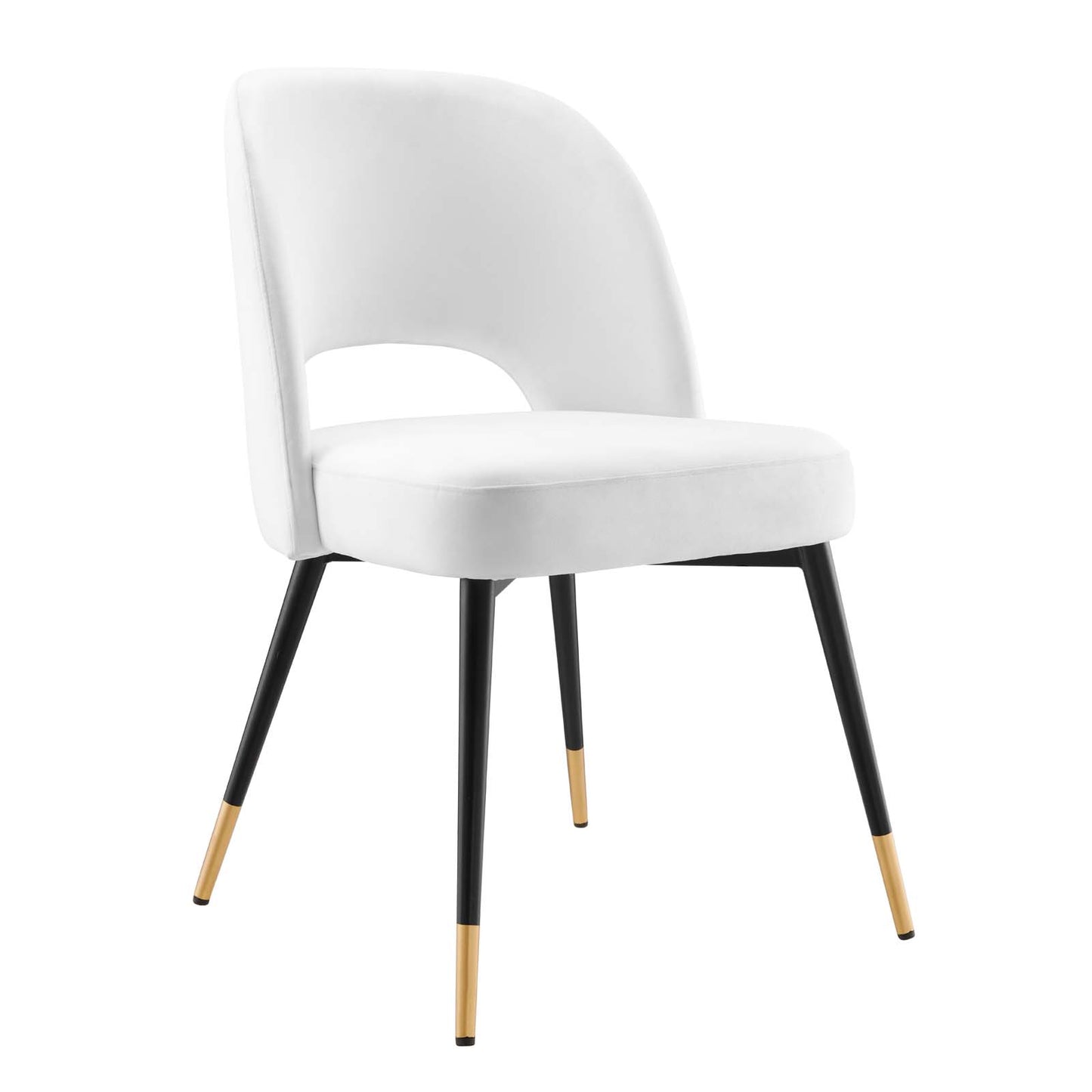 Rouse Performance Velvet Dining Side Chairs Set of 2 by Modway