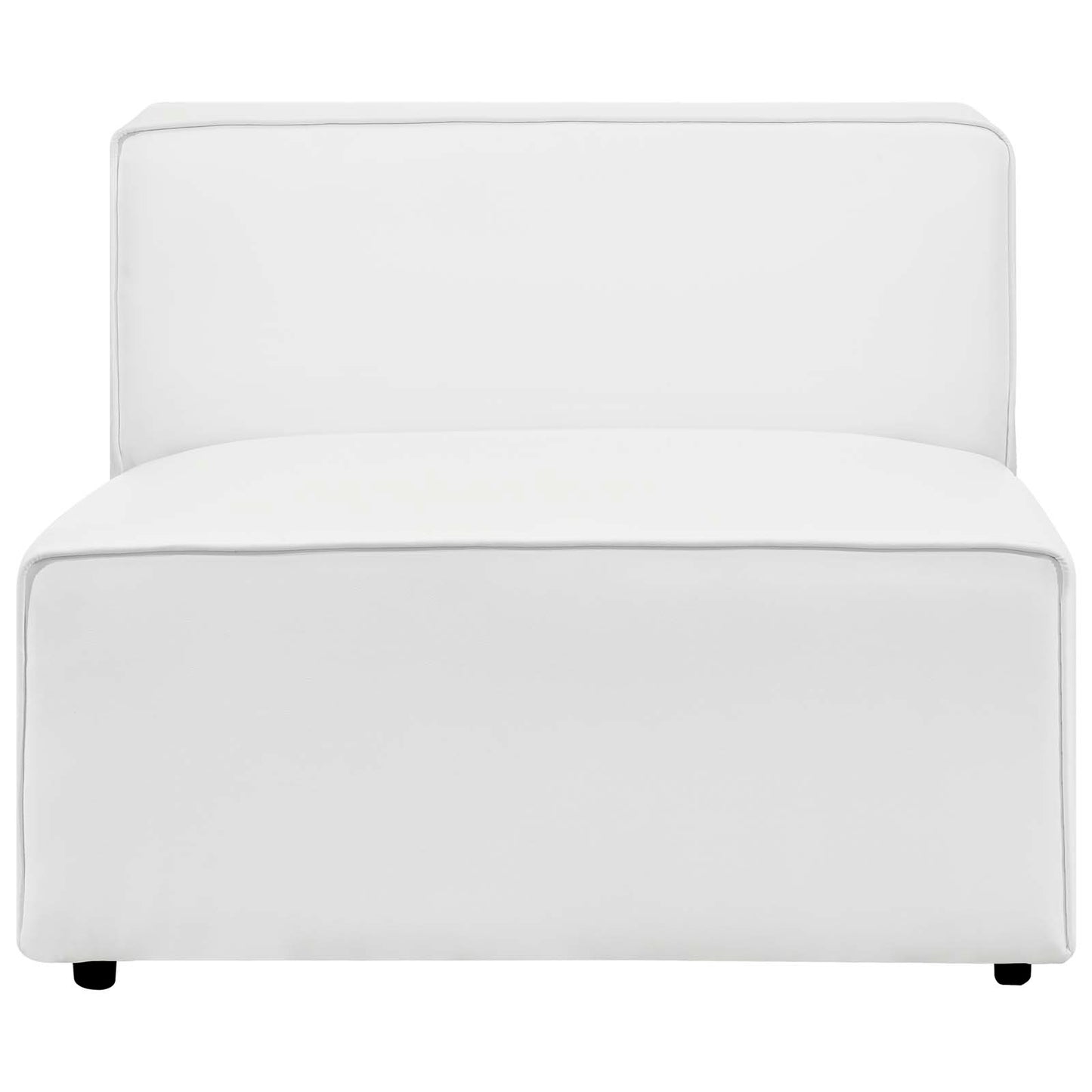 Mingle Vegan Leather Armless Chair by Modway