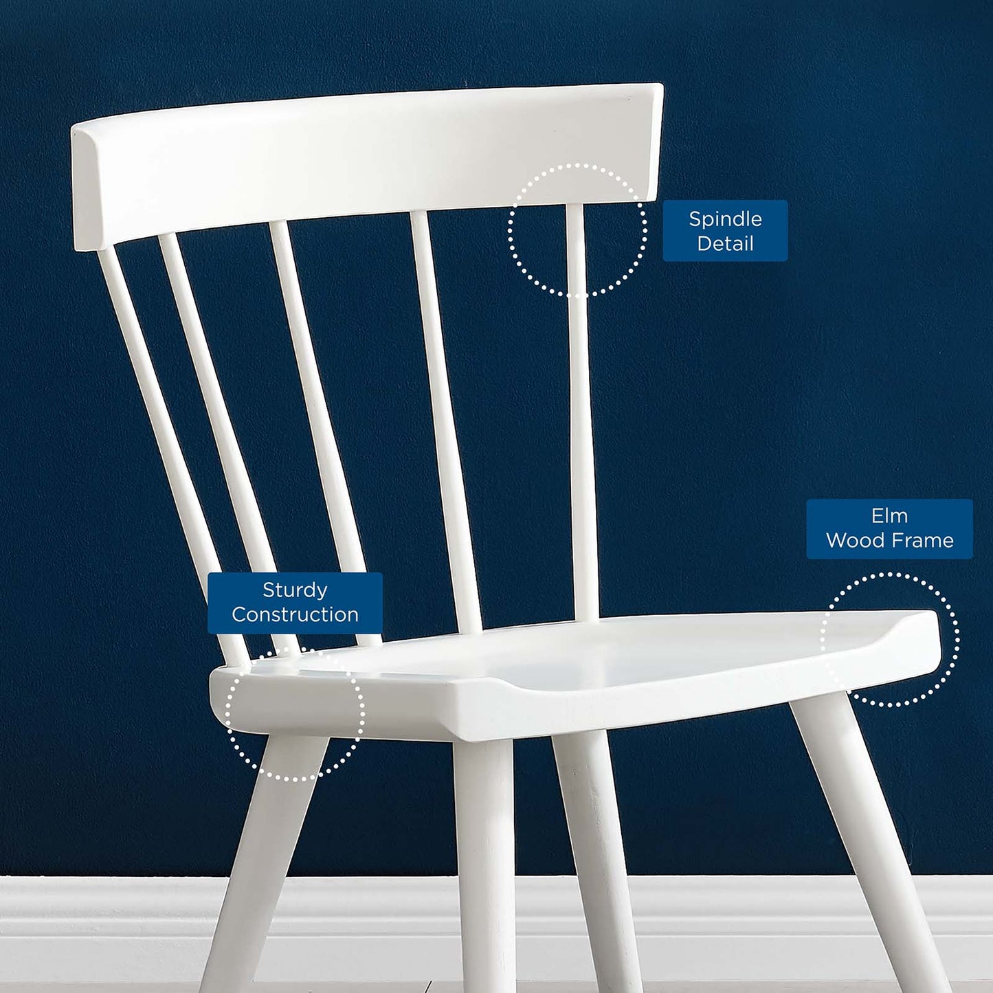 Sutter Wood Dining Side Chair by Modway
