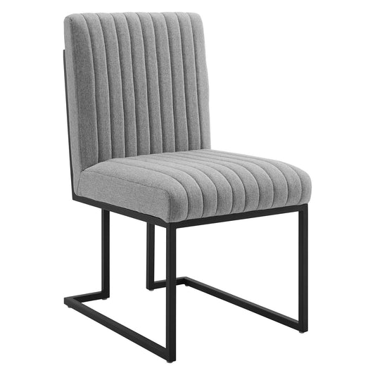 Indulge Channel Tufted Fabric Dining Chair | Polyester by Modway