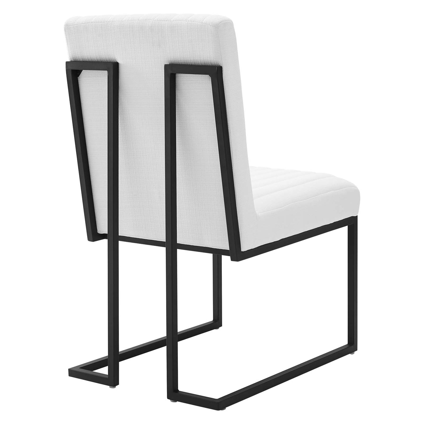 Indulge Channel Tufted Fabric Dining Chair | Polyester by Modway