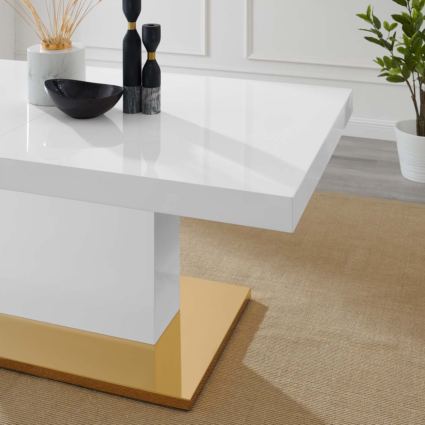 Vector Expandable Dining Table | Fiber by Modway