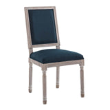 Court French Vintage Upholstered Fabric Dining Side Chair by Modway