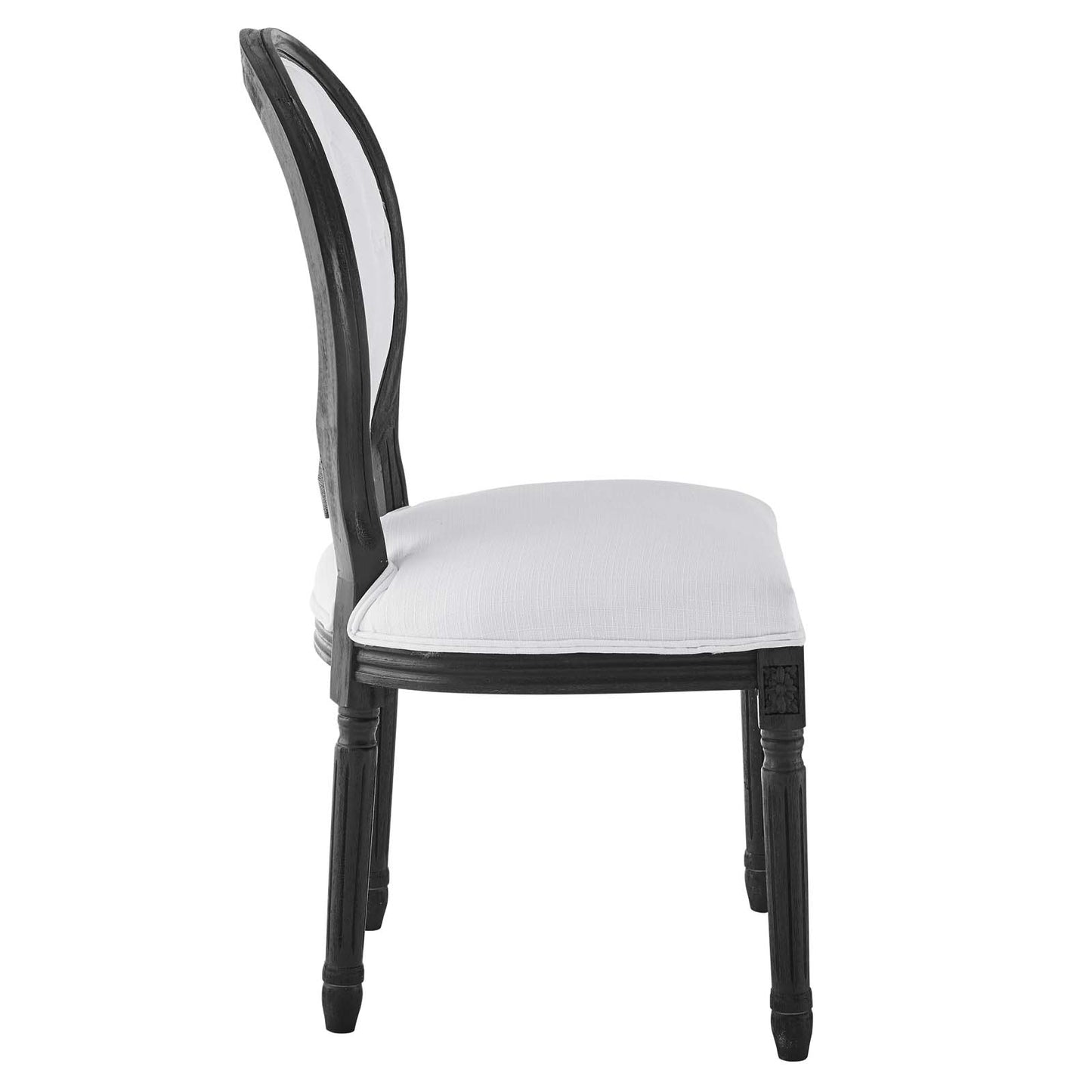 Arise Vintage French Upholstered Fabric Dining Side Chair by Modway