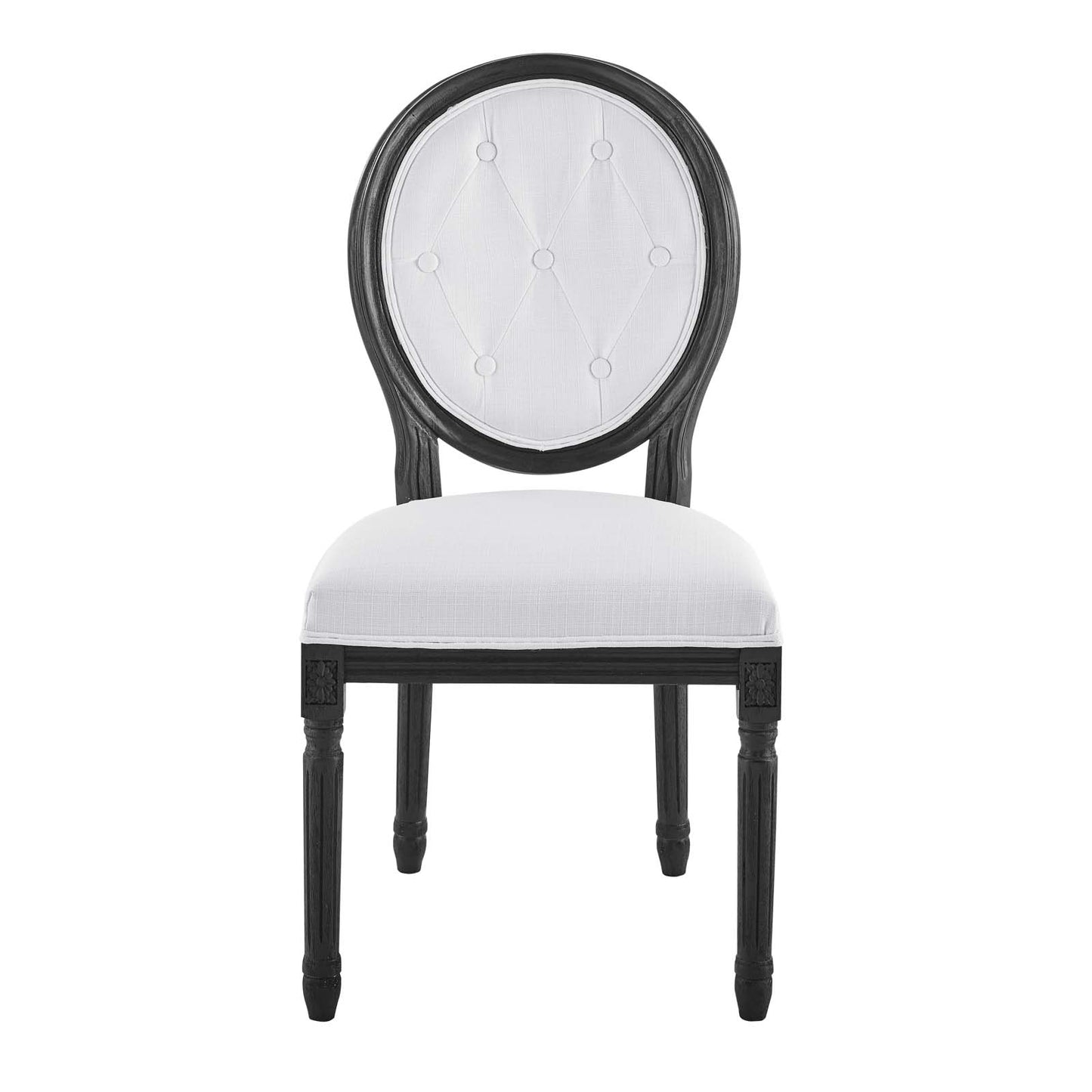 Arise Vintage French Upholstered Fabric Dining Side Chair by Modway