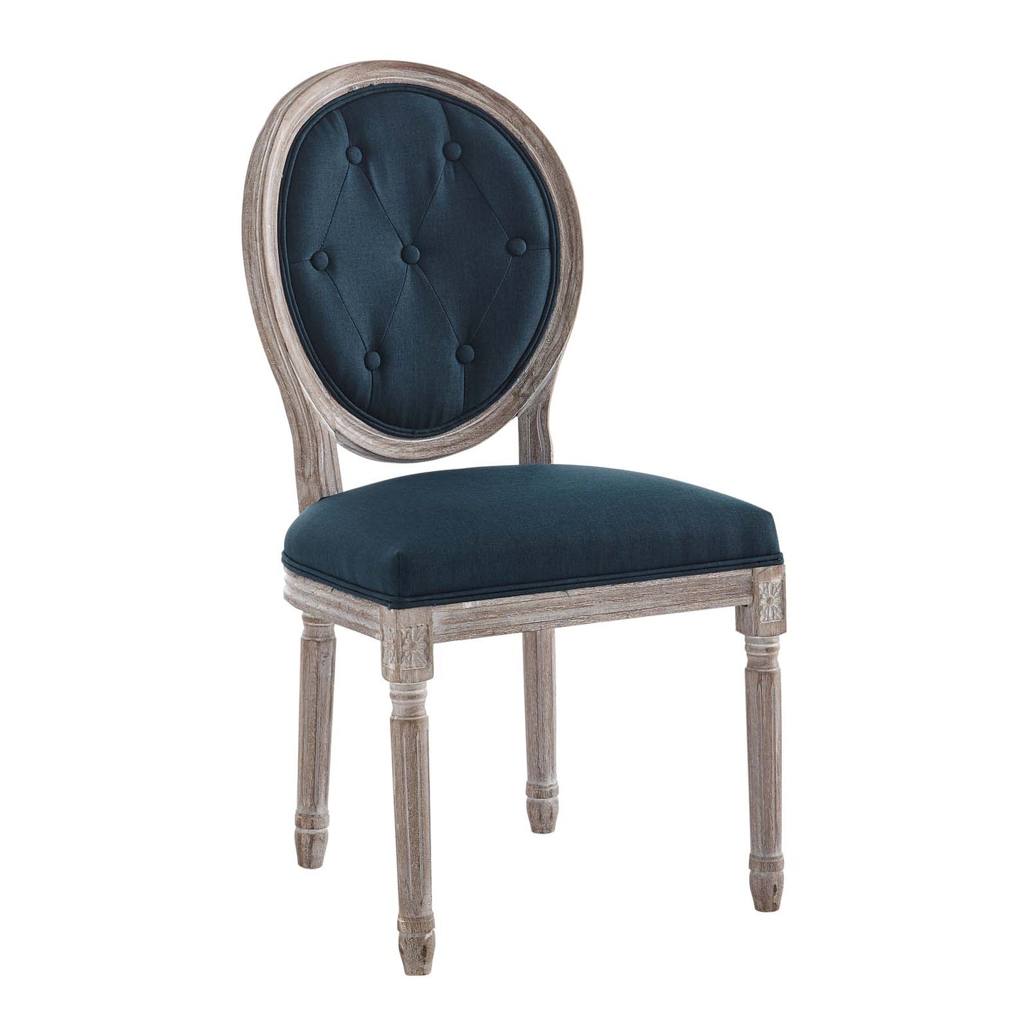 Arise Vintage French Upholstered Fabric Dining Side Chair by Modway
