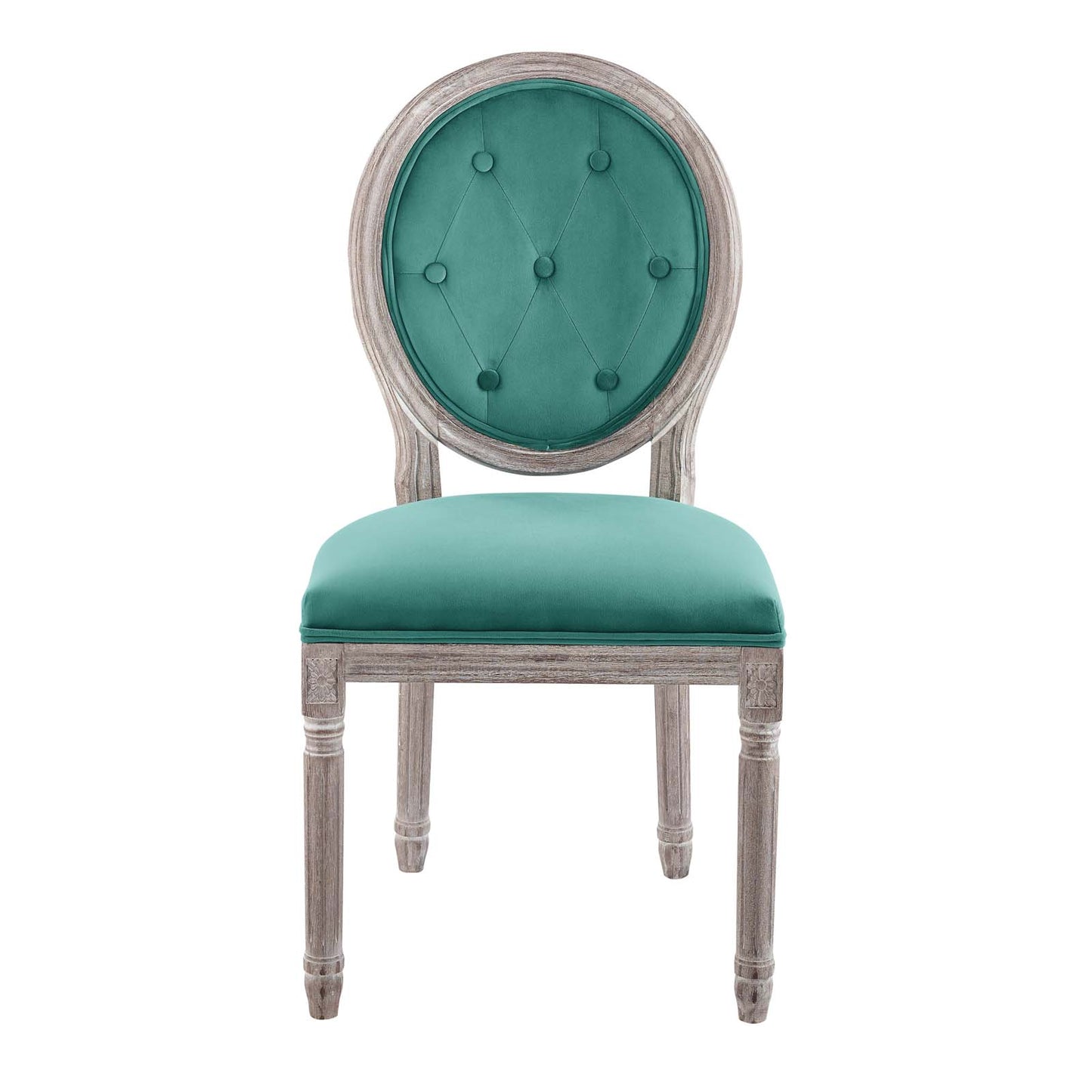 Arise Vintage French Upholstered Fabric Dining Side Chair by Modway