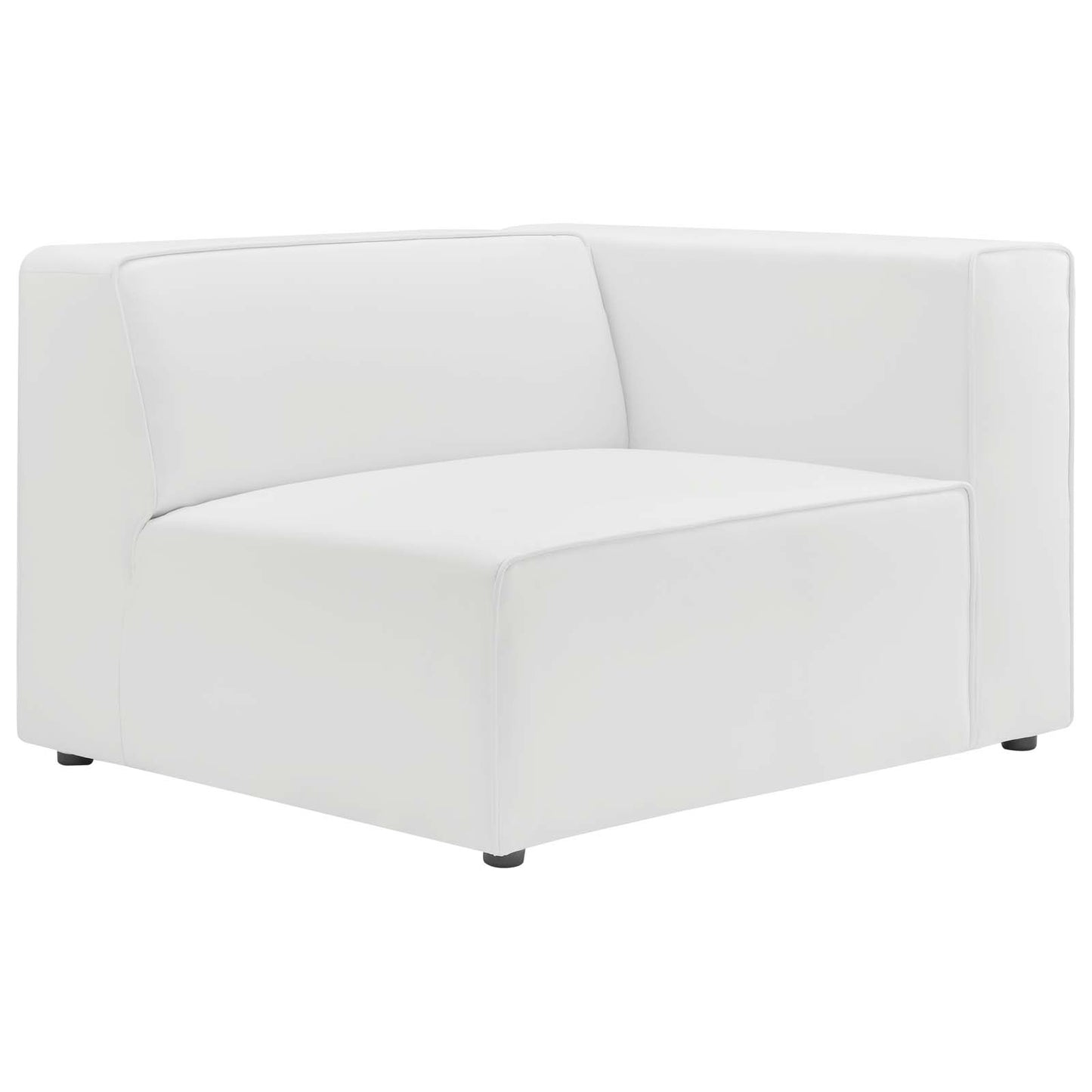 Mingle Vegan Leather 2-Piece Sectional Sofa Loveseat by Modway