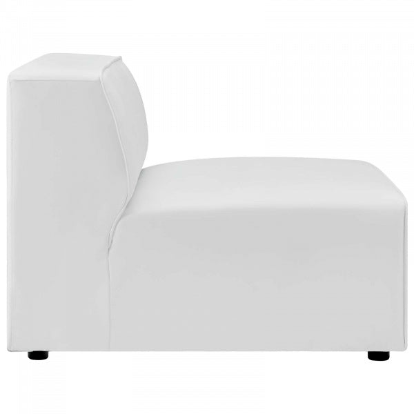 Mingle Vegan Leather 4-Piece Sectional Sofa by Modway
