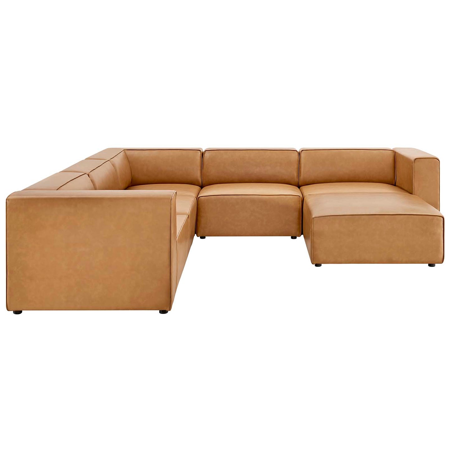 Mingle Vegan Leather 7-Piece Furniture Set by Modway