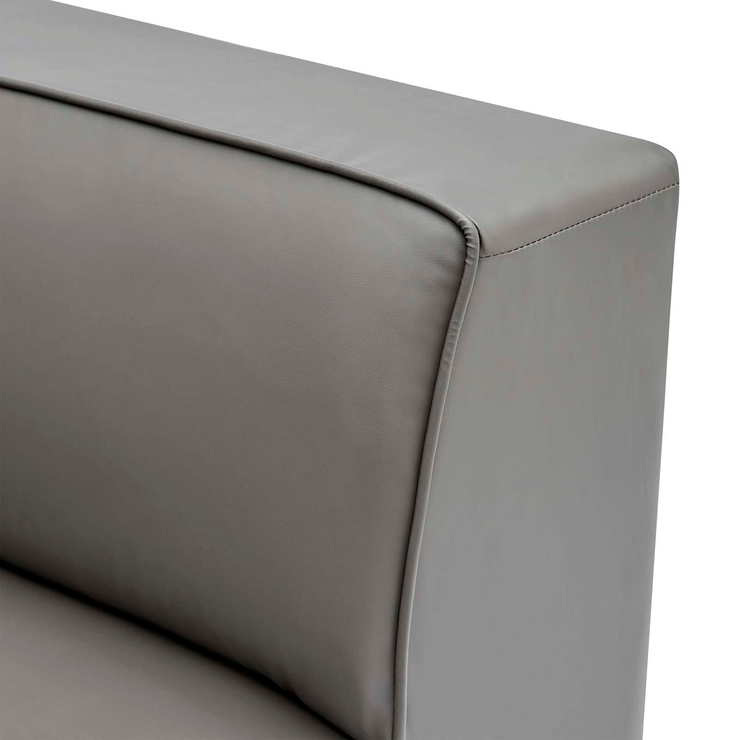 Mingle Vegan Leather 7-Piece Sectional Sofa by Modway