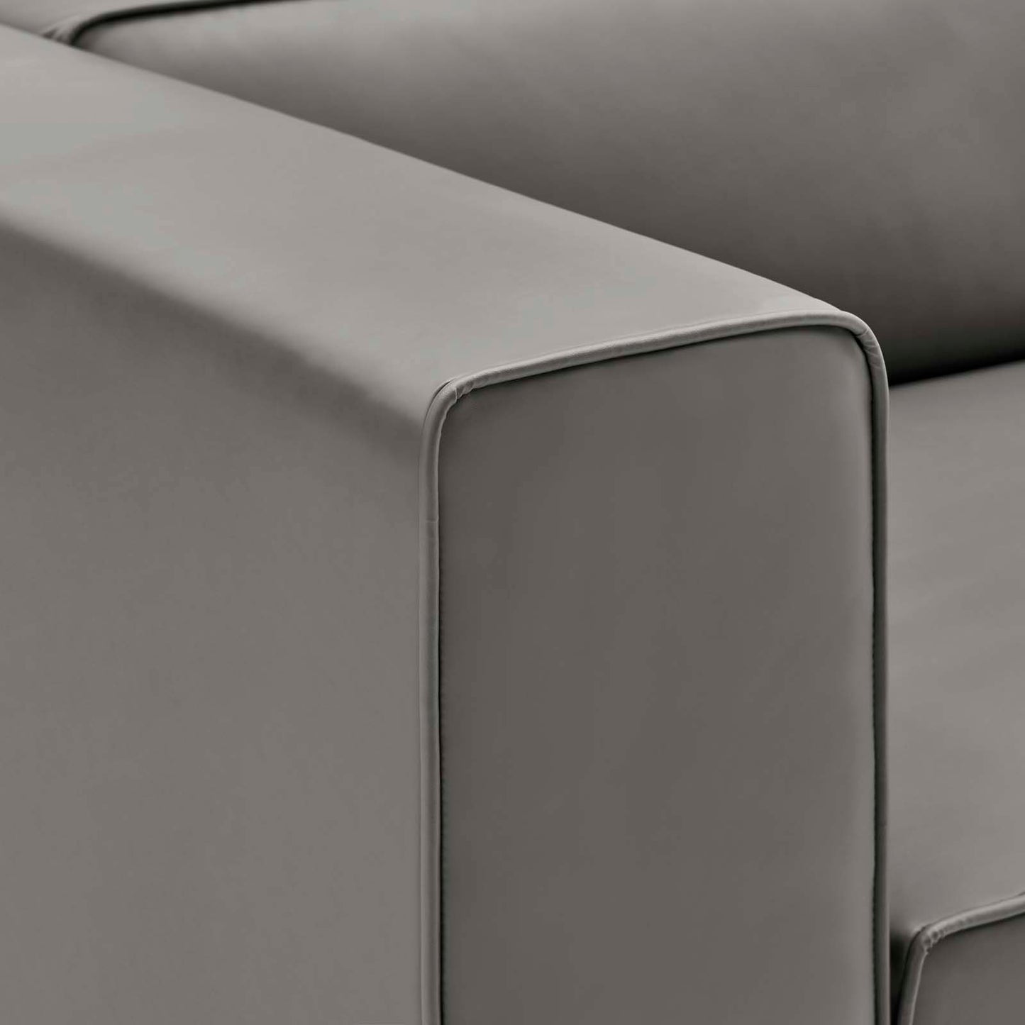Mingle Vegan Leather 7-Piece Sectional Sofa by Modway