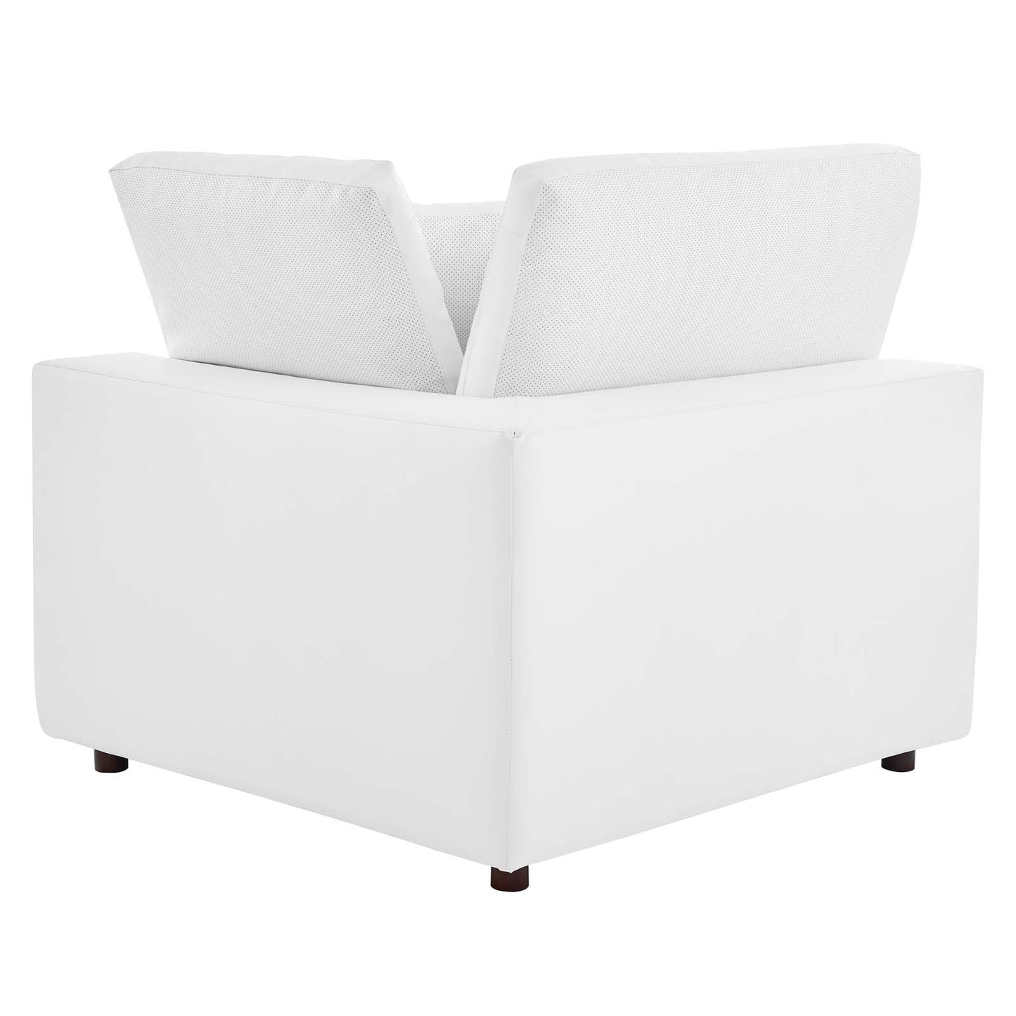 Commix Down Filled Overstuffed Vegan Leather Loveseat by Modway