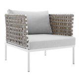 Harmony Sunbrella Basket Weave Outdoor Patio Aluminum Armchair by Modway