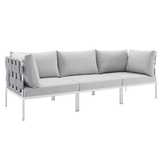 Harmony Sunbrella Outdoor Patio Aluminum Sofa | Polyester by Modway