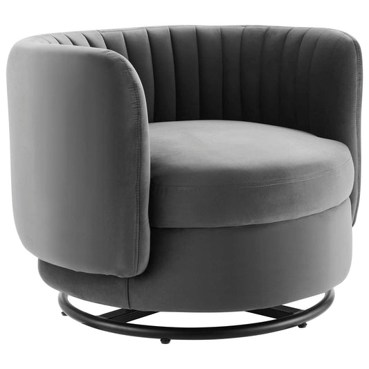 Embrace Tufted Performance Velvet Performance Velvet Swivel Chair by Modway