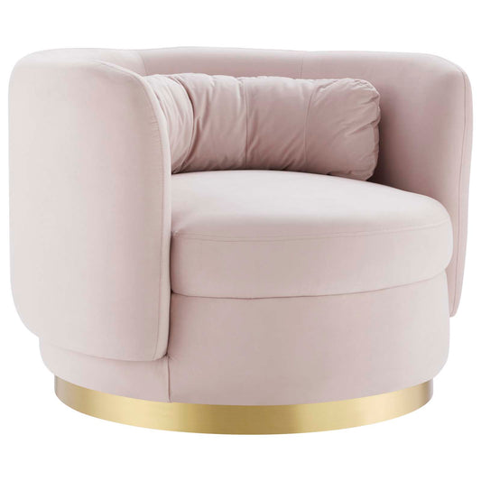 Relish Performance Velvet Performance Velvet Swivel Chair by Modway