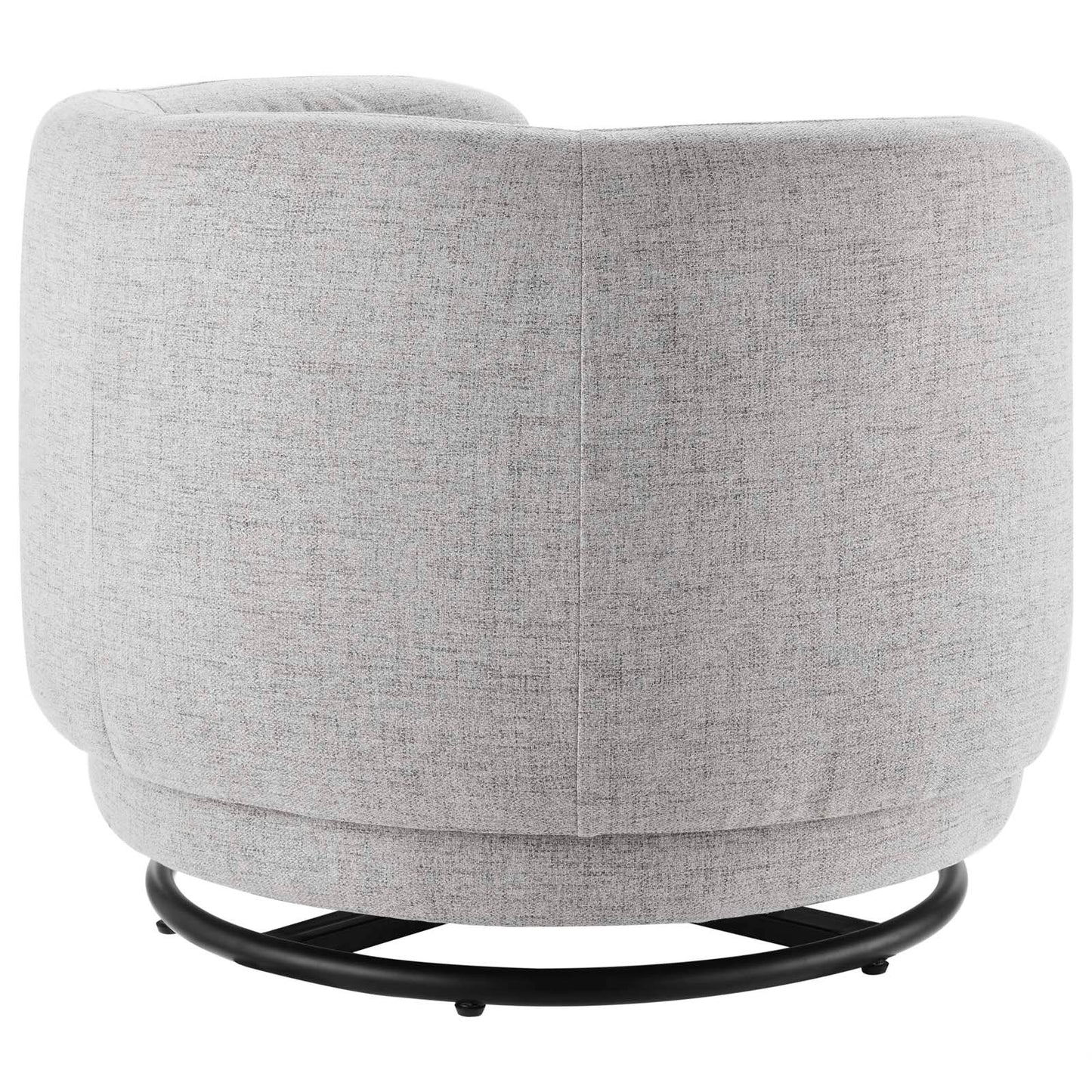 Relish Fabric Upholstered Upholstered Fabric Swivel Chair | Polyester by Modway