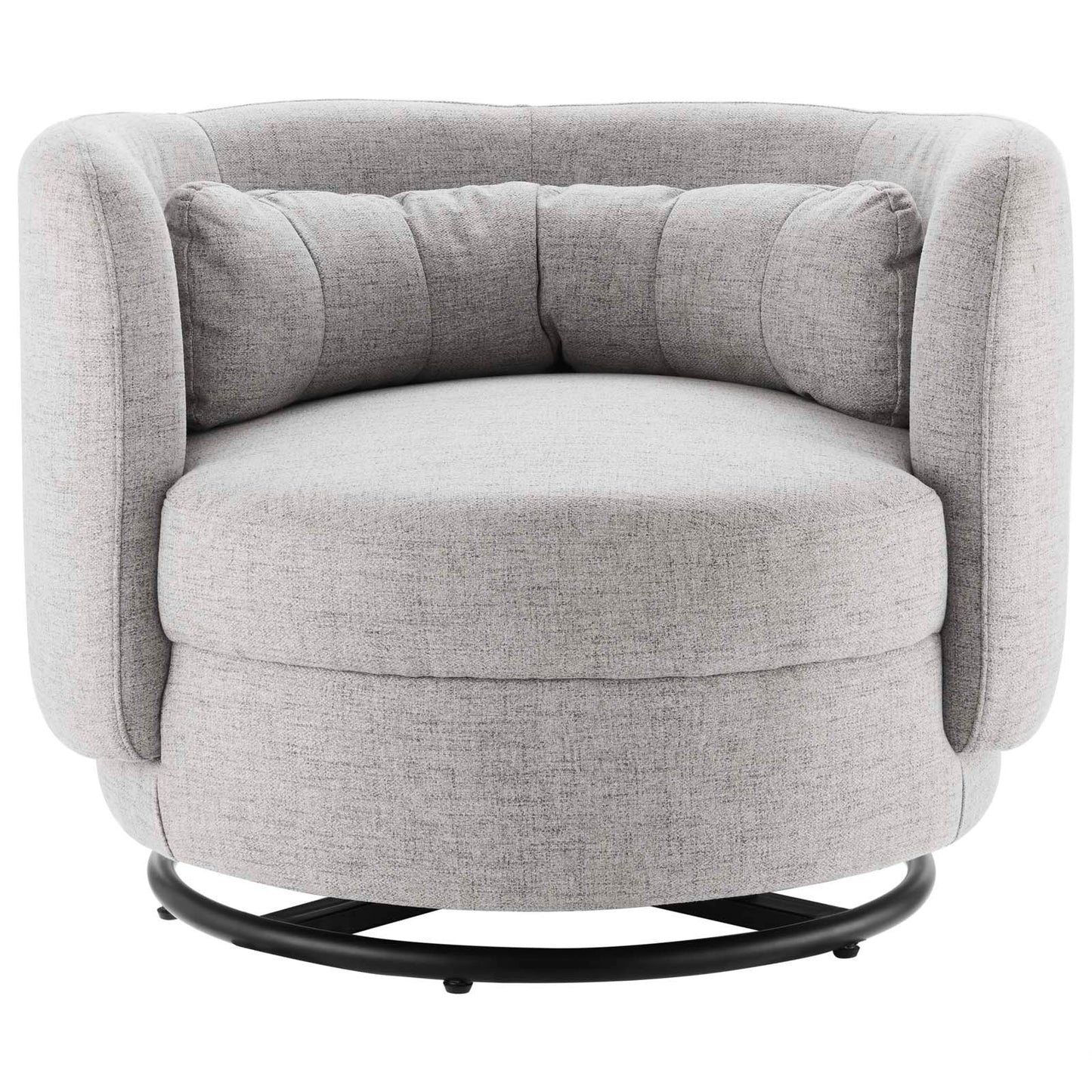 Relish Fabric Upholstered Upholstered Fabric Swivel Chair | Polyester by Modway