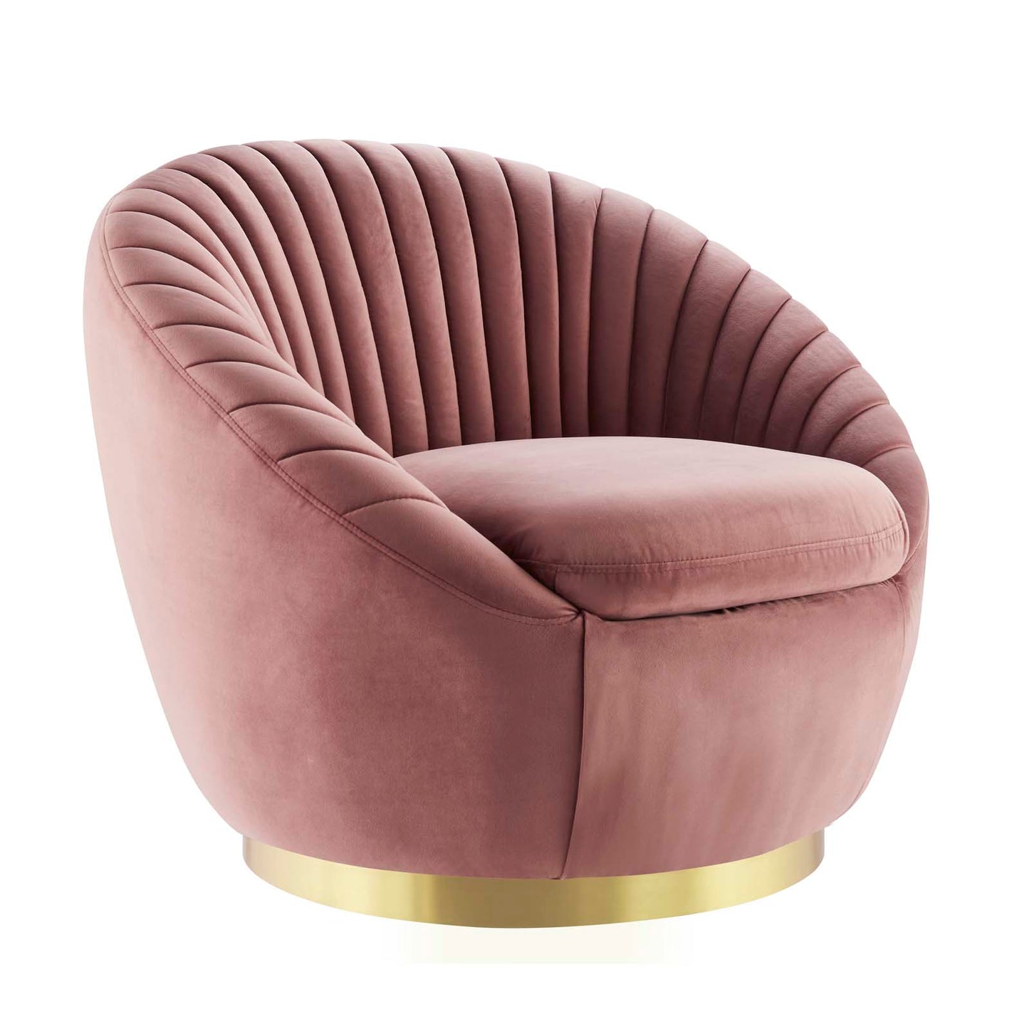Whirr Tufted Performance Velvet Performance Velvet Swivel Chair by Modway