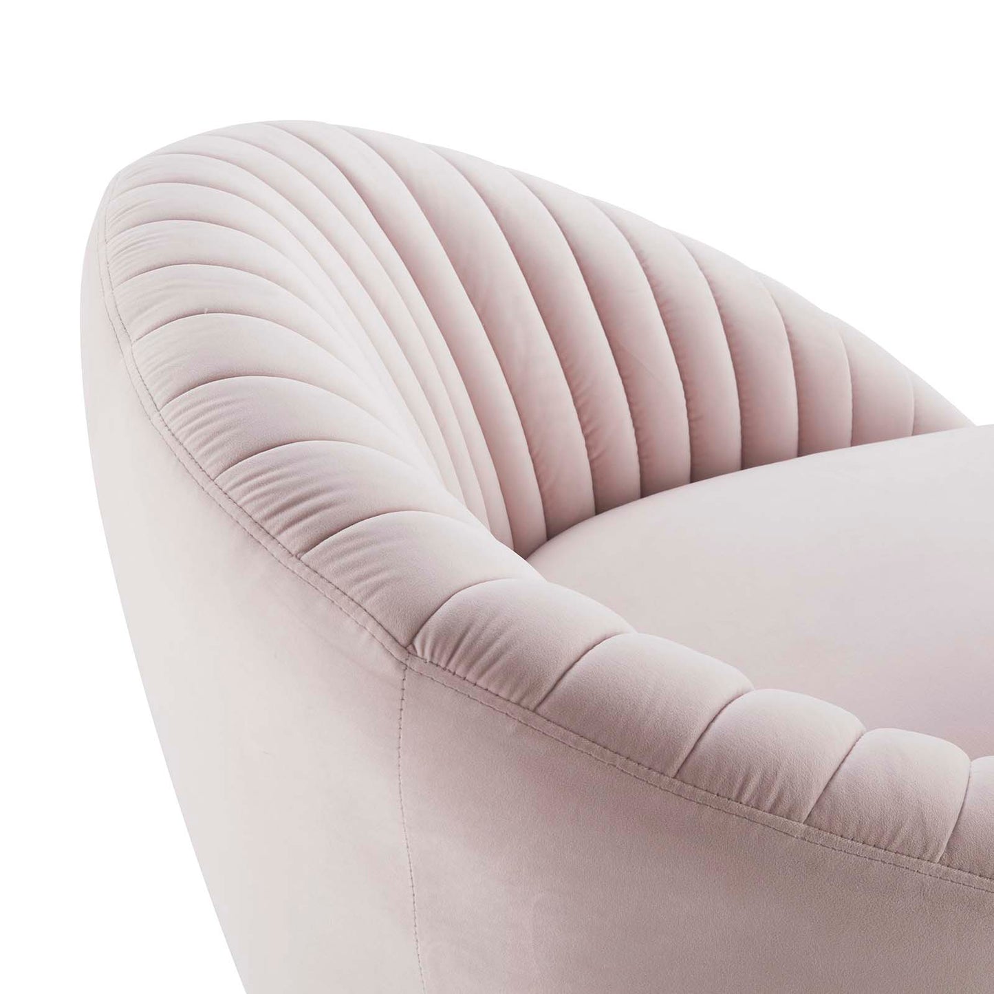 Whirr Tufted Performance Velvet Performance Velvet Swivel Chair by Modway