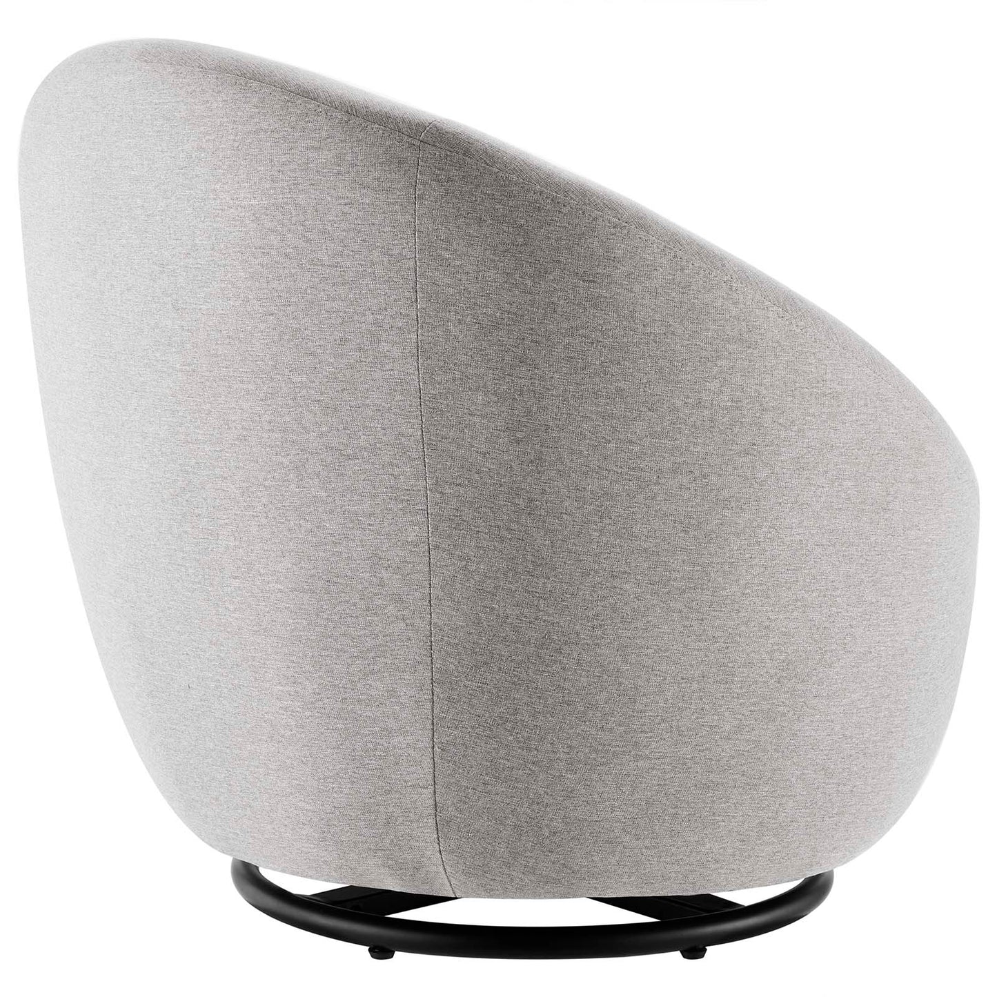 Buttercup Fabric Upholstered Upholstered Fabric Swivel Chair | Polyester by Modway