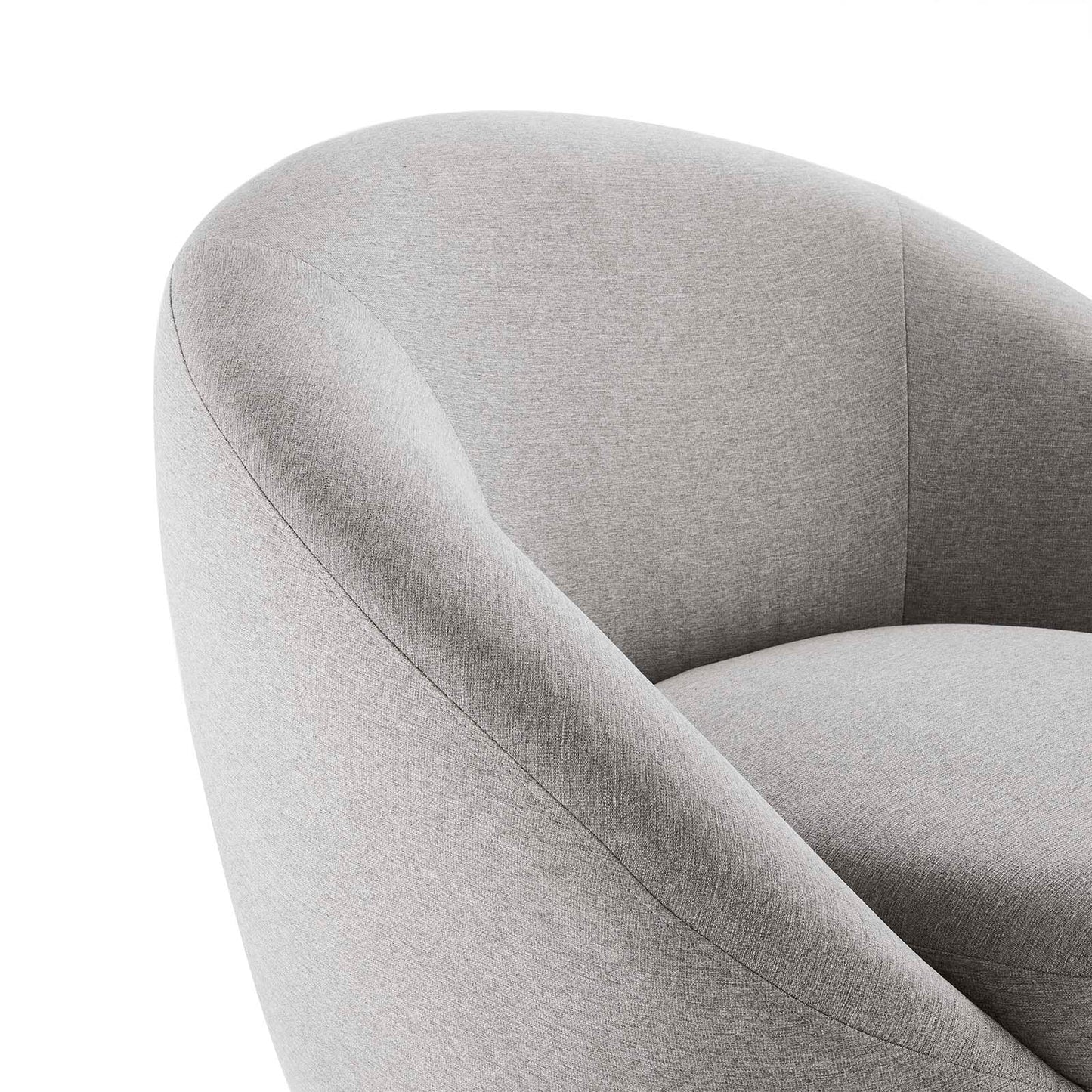 Buttercup Fabric Upholstered Upholstered Fabric Swivel Chair | Polyester by Modway