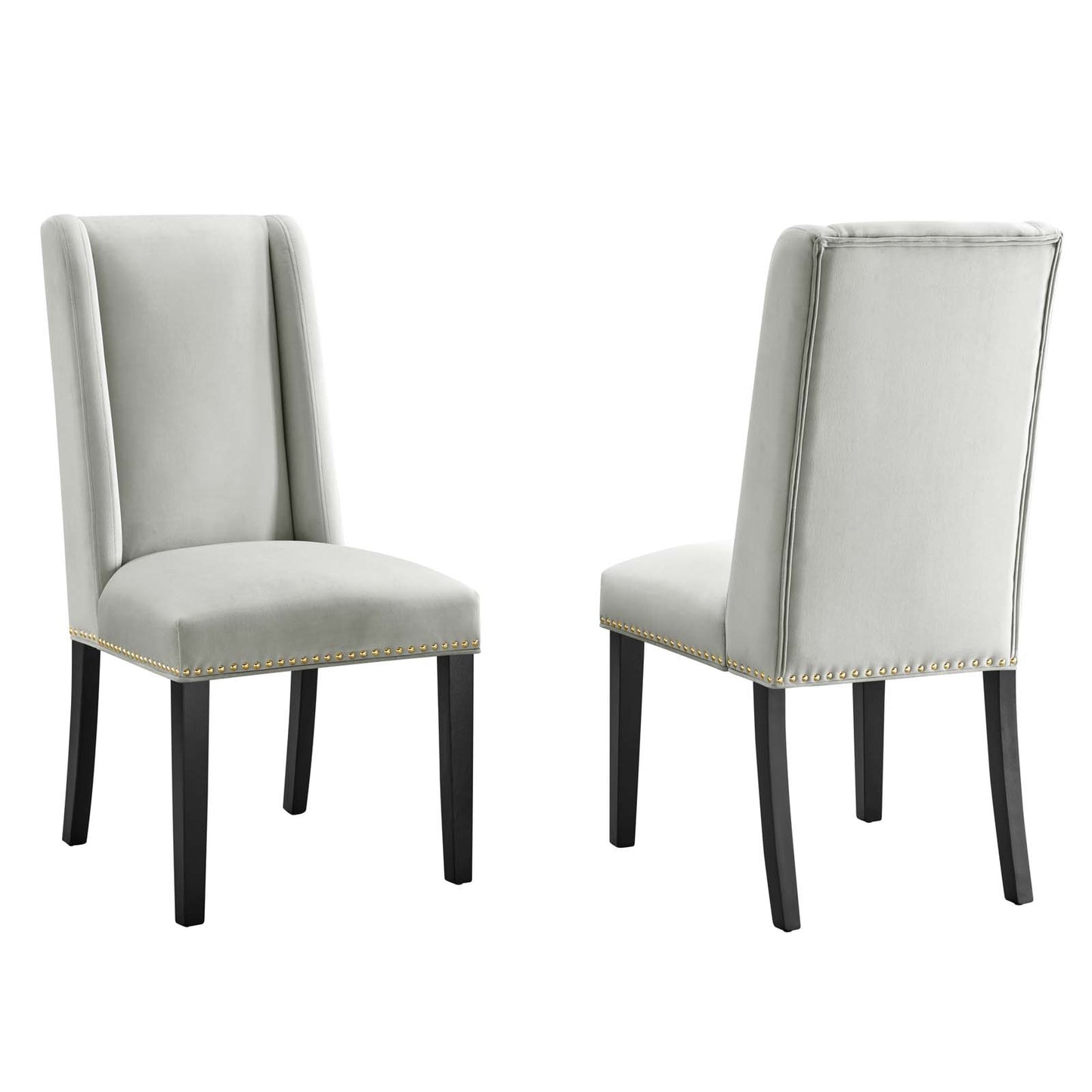 Baron Performance Velvet Dining Chairs (Set of 2) by Modway