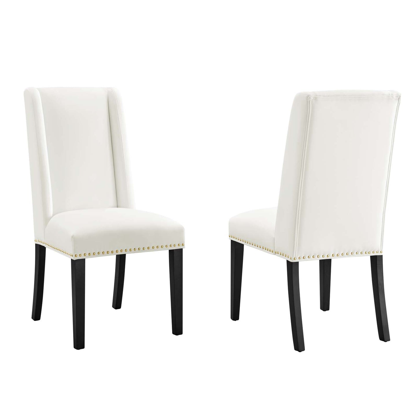 Baron Performance Velvet Dining Chairs (Set of 2) by Modway
