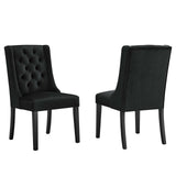 Baronet Performance Velvet Dining Chairs (Set of 2) by Modway