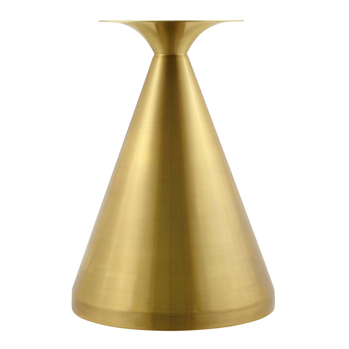 Tupelo 28" Dining Table Gold White by Modway