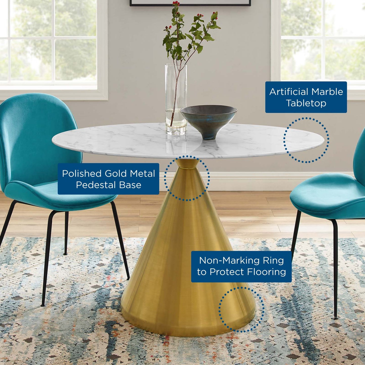 Tupelo 48" Oval Dining Table by Modway