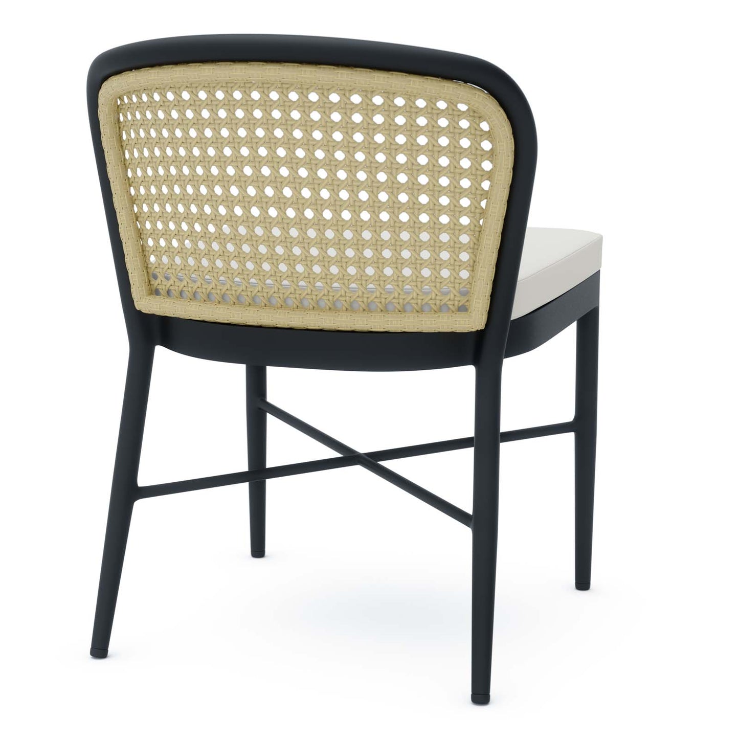 Melbourne Outdoor Patio Dining Side Chair in Ivory White by Modway