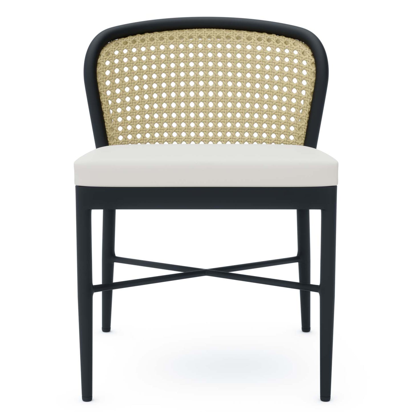Melbourne Outdoor Patio Dining Side Chair in Ivory White by Modway