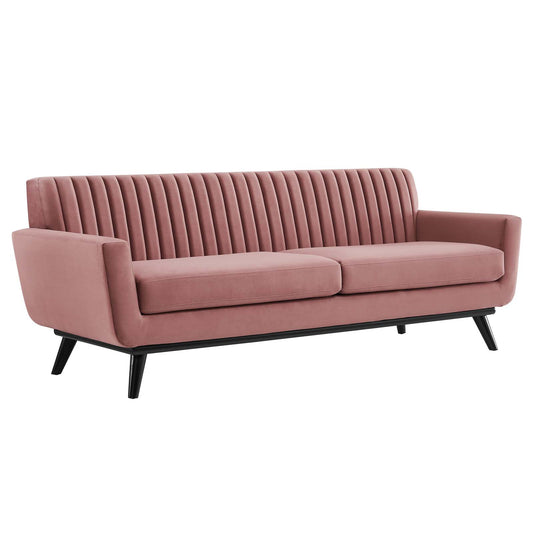 Engage Channel Tufted Performance Velvet Sofa by Modway