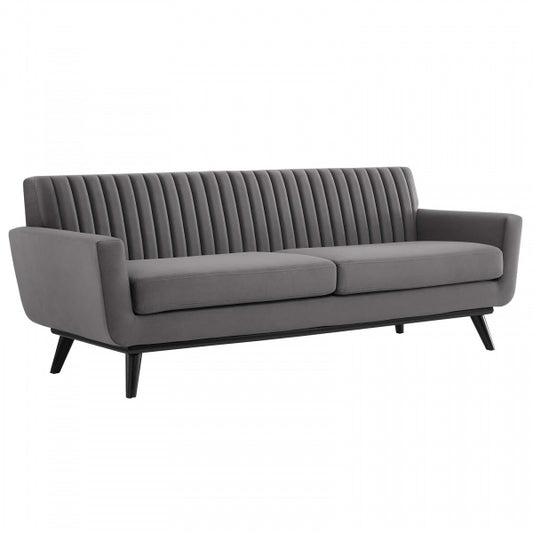 Engage Channel Tufted Performance Velvet Sofa by Modway