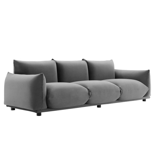 Copious Performance Velvet Sofa by Modway