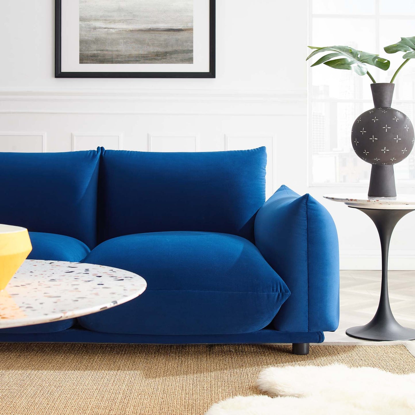 Copious Performance Velvet Sofa by Modway