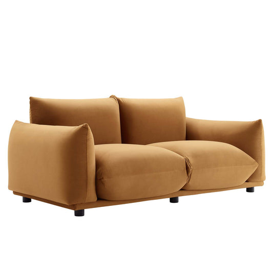 Copious Performance Velvet Loveseat by Modway