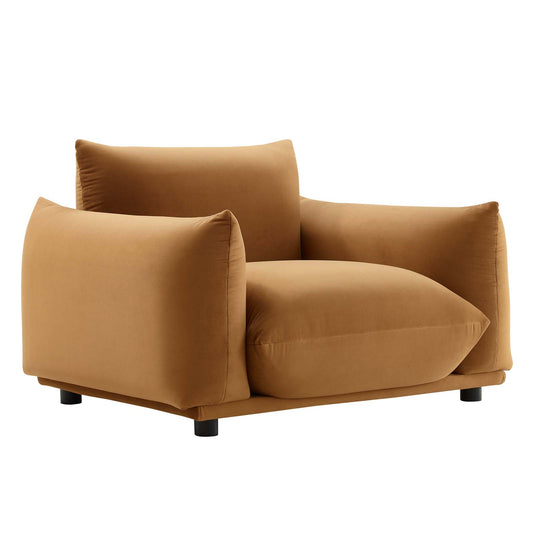Copious Performance Velvet Armchair by Modway