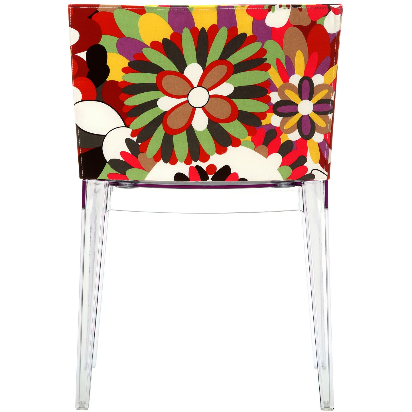 Flower Dining Side Chair Clear by Modway